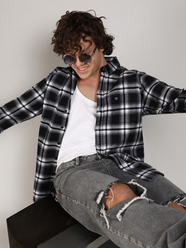 Checked Casual Shirt - Image 4